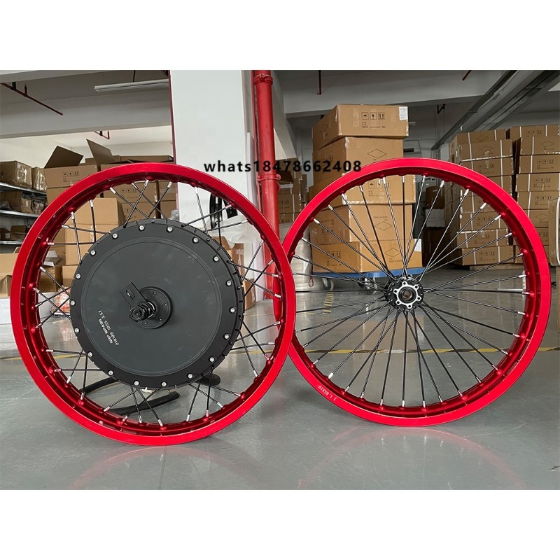 Qs Motor 273 8000W Hub Motor - ชุดแปลงมอเตอร์ไซค์ไฟฟ้าแบบมอเตอร์ฮับ 120 กม./ชม. ความเร็วสูง QS 273