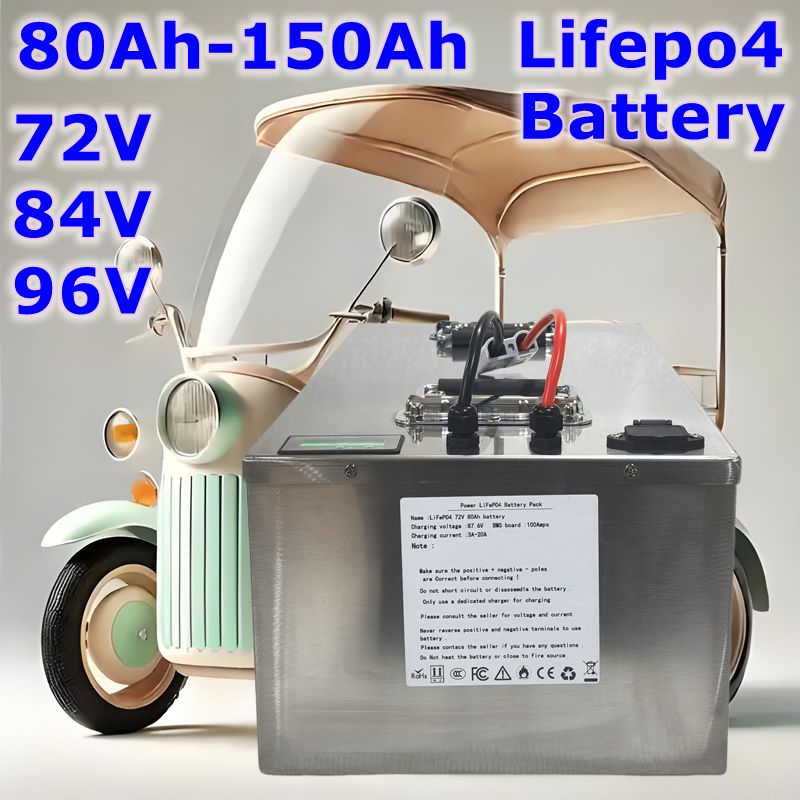 Lifepo4 72V 100Ah Battery Pack Ev - แบตเตอรี่ LIFEPO4 72V 84V 96V 80AH