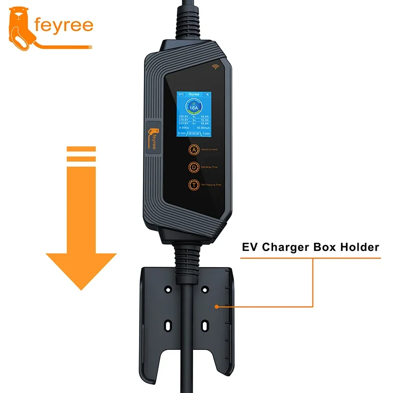 เครื่องชาร์จรถยนต์ไฟฟ้าแบบพกพา - Type 2 Portable Ev Charger 11Kw Cee บทวิจารณ์และราคา